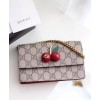 Gucci GG Supreme mini bag with cherries Red