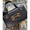 Gucci Horsebit 1955 small top handle bag 627323 Black