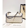 Gucci GG Marmont Small Shoulder Bag 443497 White