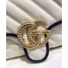 Gucci GG Marmont Small Shoulder Bag 443497 White