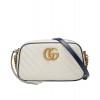 Gucci GG Marmont Small Shoulder Bag 447632 White
