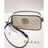 Gucci GG Marmont Small Shoulder Bag 447632 White