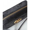 Gucci GG Marmont velvet small shoulder bag 447632 Black