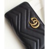 Gucci Marmont GG Mini Quilted Black Leather Cross Body Bag 488426 Black