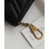 Gucci Marmont GG Mini Quilted Black Leather Cross Body Bag 488426 Black