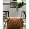 Gucci GG Marmont medium velvet shoulder bag 443496