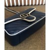 Gucci GG Marmont Small Shoulder Bag 443497 Blue