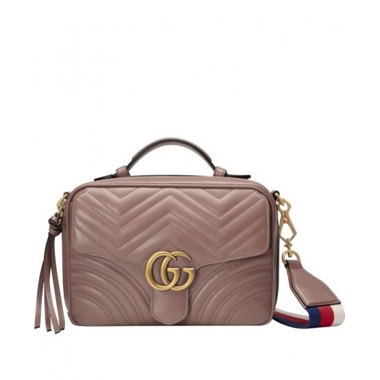 Gucci GG Marmont matelasse top handle bag 498100