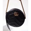 Gucci GG Marmont Mini Round Shoulder Bag 550154