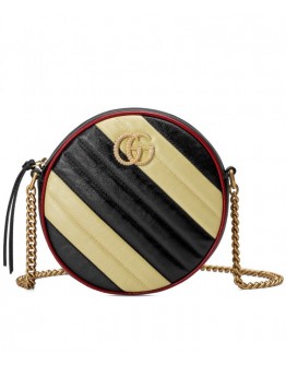 Gucci GG Marmont mini round shoulder bag 550154
