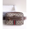 Gucci Ophidia GG Supreme small belt bag 517076 Dark Coffee