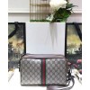 Gucci Ophidia GG Supreme small shoulder bag 517080 Dark Coffee