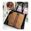 Gucci Ophidia suede large tote 519335 Coffee