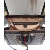 Gucci Ophidia GG medium top handle bag 524537 Dark Coffee
