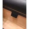 Gucci Medium Padlock GG Supreme Bee Shoulder Bag 409486 Coffee