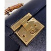 Gucci Padlock Small Bamboo Shoulder Bag 603221 Black