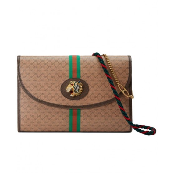 Gucci Rajah GG medium shoulder bag 564697 Coffee
