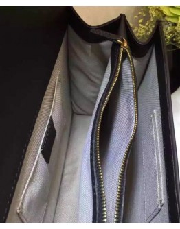 Gucci Women's Dionysus Leather Top Handle Bag 421999 Black