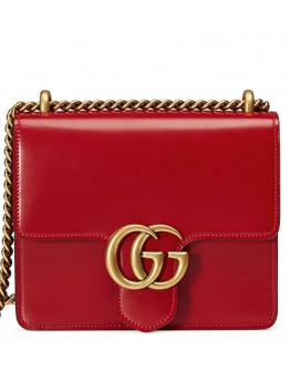 Gucci GG Marmont Calfskin Leather Shoulder Bag 431384