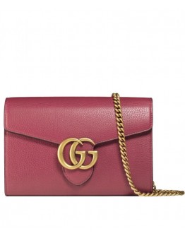 Gucci GG Marmont Leather Mini Chain Bag 401232