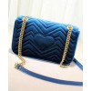 Gucci GG Marmont Velvet Shoulder Bag 443497