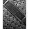 Gucci Signature Leather Messenger 406408 Black