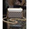 Gucci Padlock studded GG Supreme Shoulder Bag 432182