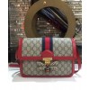 Gucci Queen Margaret GG Supreme medium shoulder bag 524356 Red