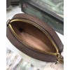 Gucci Ophidia mini GG round shoulder bag 550618 Dark Coffee