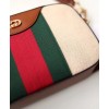 Gucci Vintage canvas shoulder bag 575073S Cream