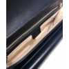 Gucci Leather small shoulder bag 576421 Black