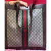 Gucci Ophidia soft GG Supreme large tote 519335 Coffee