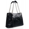 Gucci Soho Leather Tote 308982 Black