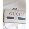 Gucci Print leather zip around wallet 496317