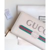 Gucci Print leather zip around wallet 496317