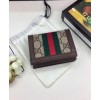 Gucci Ophidia GG card case 523155 Dark Coffee