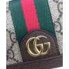 Gucci Ophidia GG card case 523155 Dark Coffee