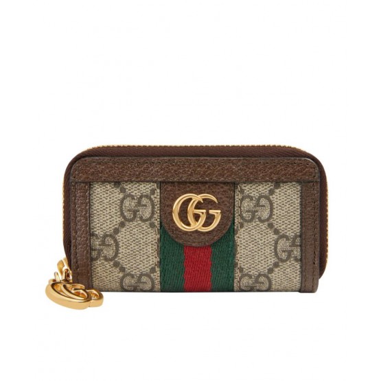 Gucci Ophidia GG key case 523157 Dark Coffee