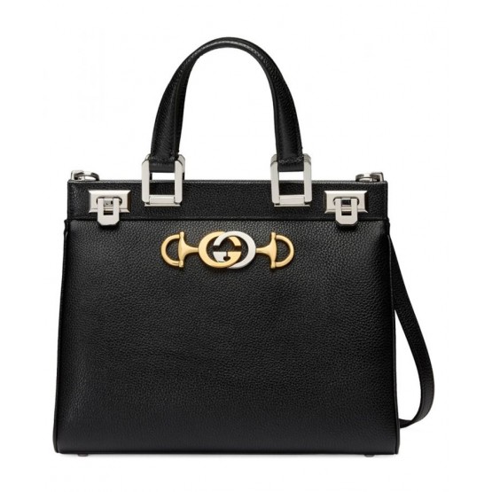 Gucci Zumi Grainy Leather Small Top Handle Bag 569712