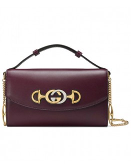 Gucci Zumi smooth leather mini shoulder bag 564718