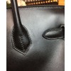 Hermes Birkin bag 30 Box calf leather Black