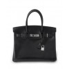 Hermes Birkin bag 30 Box calf leather Black