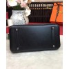 Hermes Birkin bag 30 Box calf leather Black