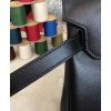 Hermes Birkin bag 30 Box calf leather Black