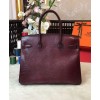 Hermes Birkin 30 Rouge Exotic Lizard Bag