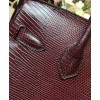 Hermes Birkin 30 Rouge Exotic Lizard Bag