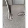 Hermes Birkin 25 Togo Leather Silver Gray