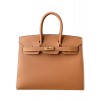 Hermes Birkin 25 Bronze Epsom Light Coffee