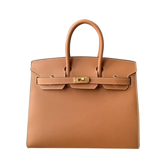 Hermes Birkin 25 Bronze Epsom Light Coffee