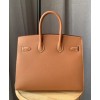 Hermes Birkin 25 Bronze Epsom Light Coffee